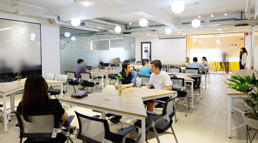 một Coworking space hiện đại